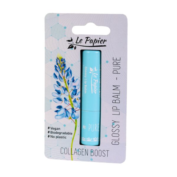 Balsam de buze lucios cu colagen - Pure