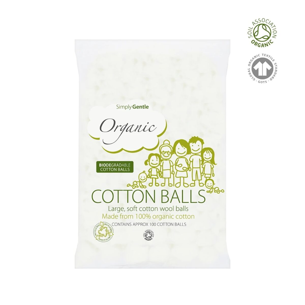 Bile de vata din bumbac organic