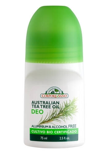 Deodorant roll-on racoritor cu ulei esential australian de tea tree