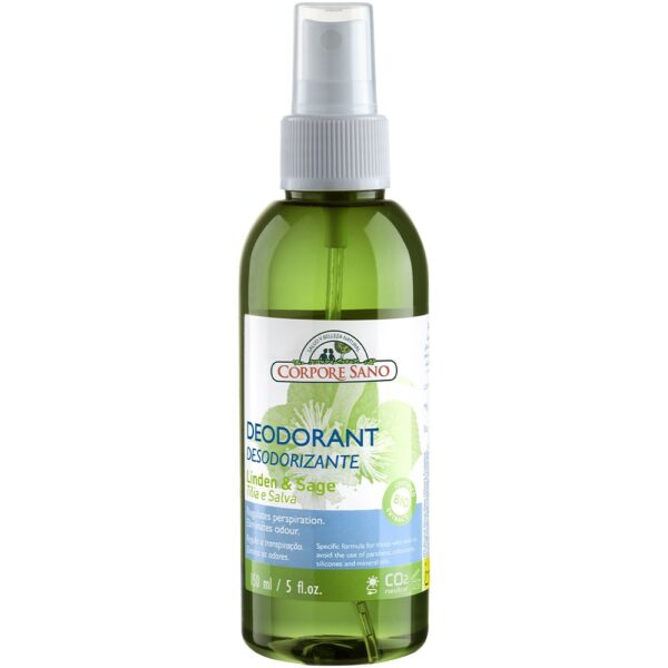 Deodorant spray purificator cu flori de tei si salvie