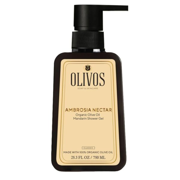Gel de dus Ambrosia Nectar cu ulei de masline si parfum de mandarine