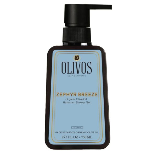 Gel de dus Zephyr Breeze cu ulei de masline si parfum de Hammam