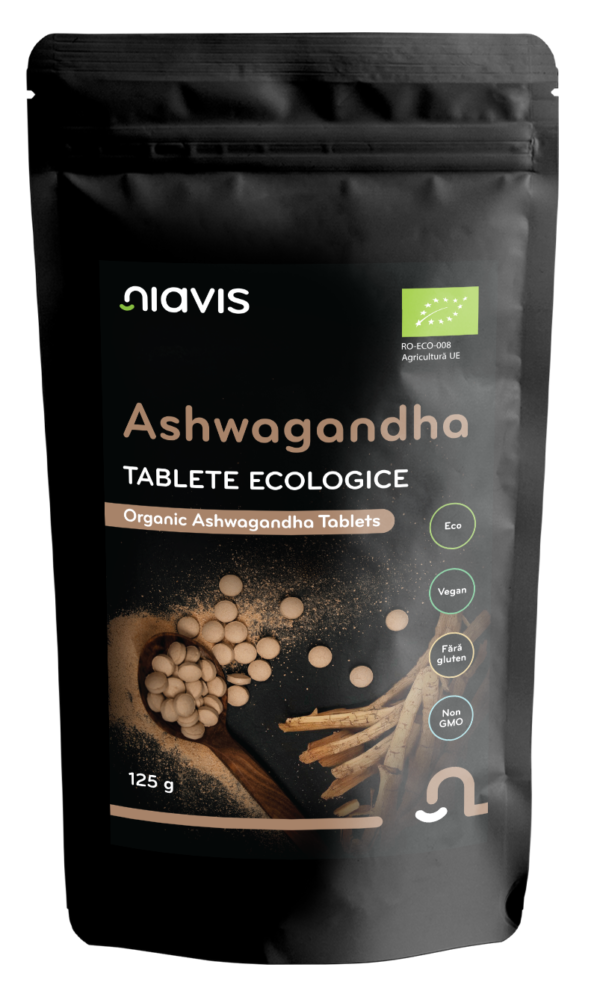 Ashwagandha Tablete Ecologice/BIO 125g