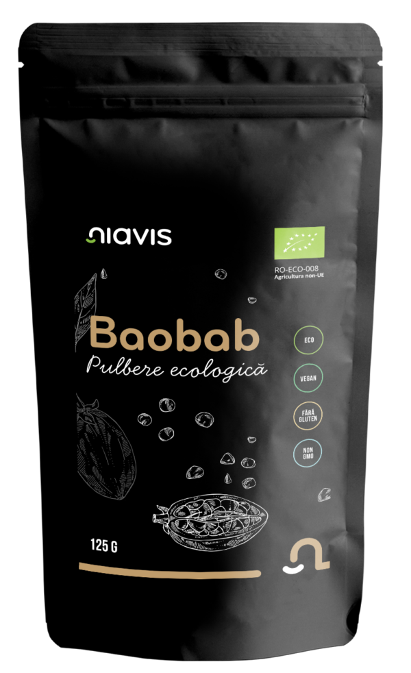 Baobab Pulbere Ecologica/Bio 125g