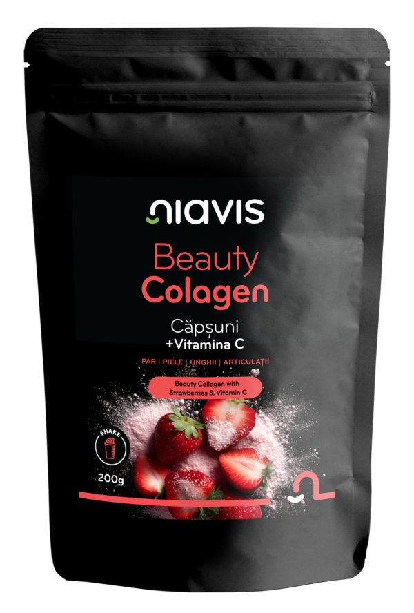 Beauty Colagen cu Capsuni si Vitamina C 200g