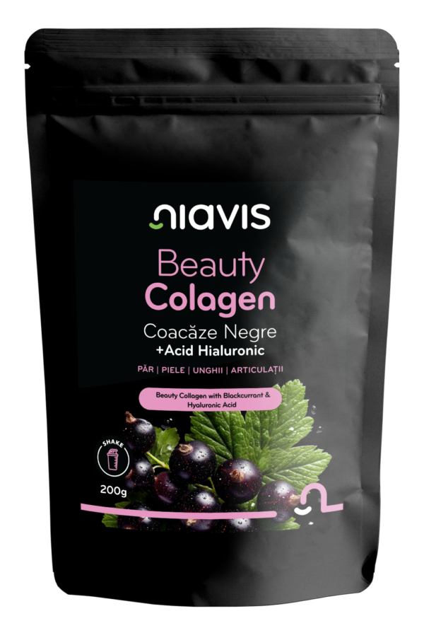 Beauty Colagen  cu Coacaze Negre si Acid Hialuronic 200g