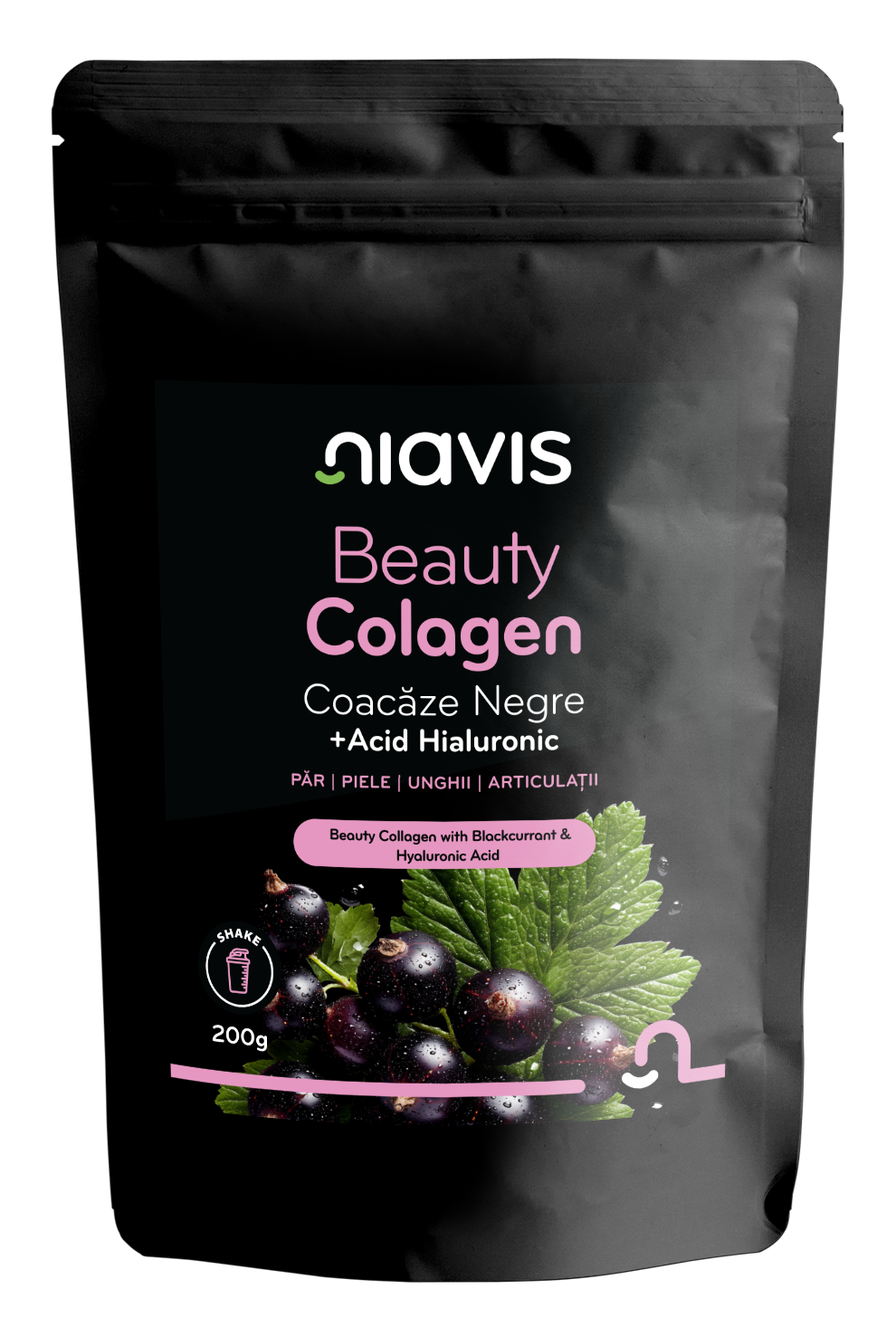 Beauty Colagen cu Coacaze Negre si Acid Hialuronic 200g Beauty Colagen cu Coacaze Negre si Acid Hialuronic 200g