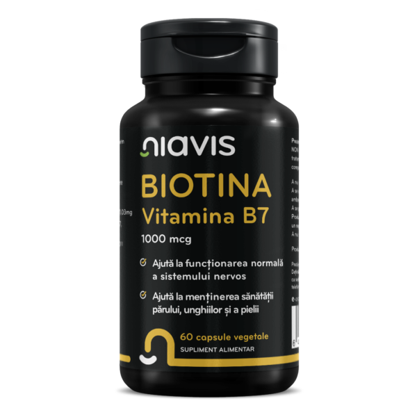 Biotina - Vitamina B7 1000mcg 60cps