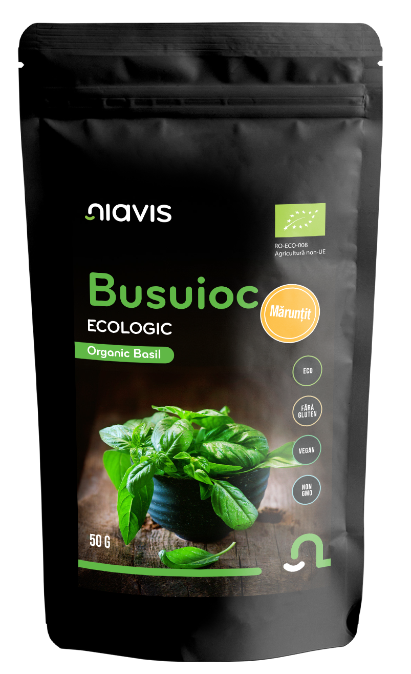 NiavisBusuioc-Maruntit-EcologicBIO-50g Busuioc Maruntit Ecologic/BIO 50g