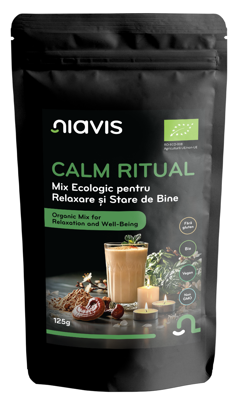 CALM RITUAL - Mix Ecologic pentru Relaxare si Stare de Bine 125g CALM RITUAL - Mix Ecologic pentru Relaxare si Stare de Bine 125g