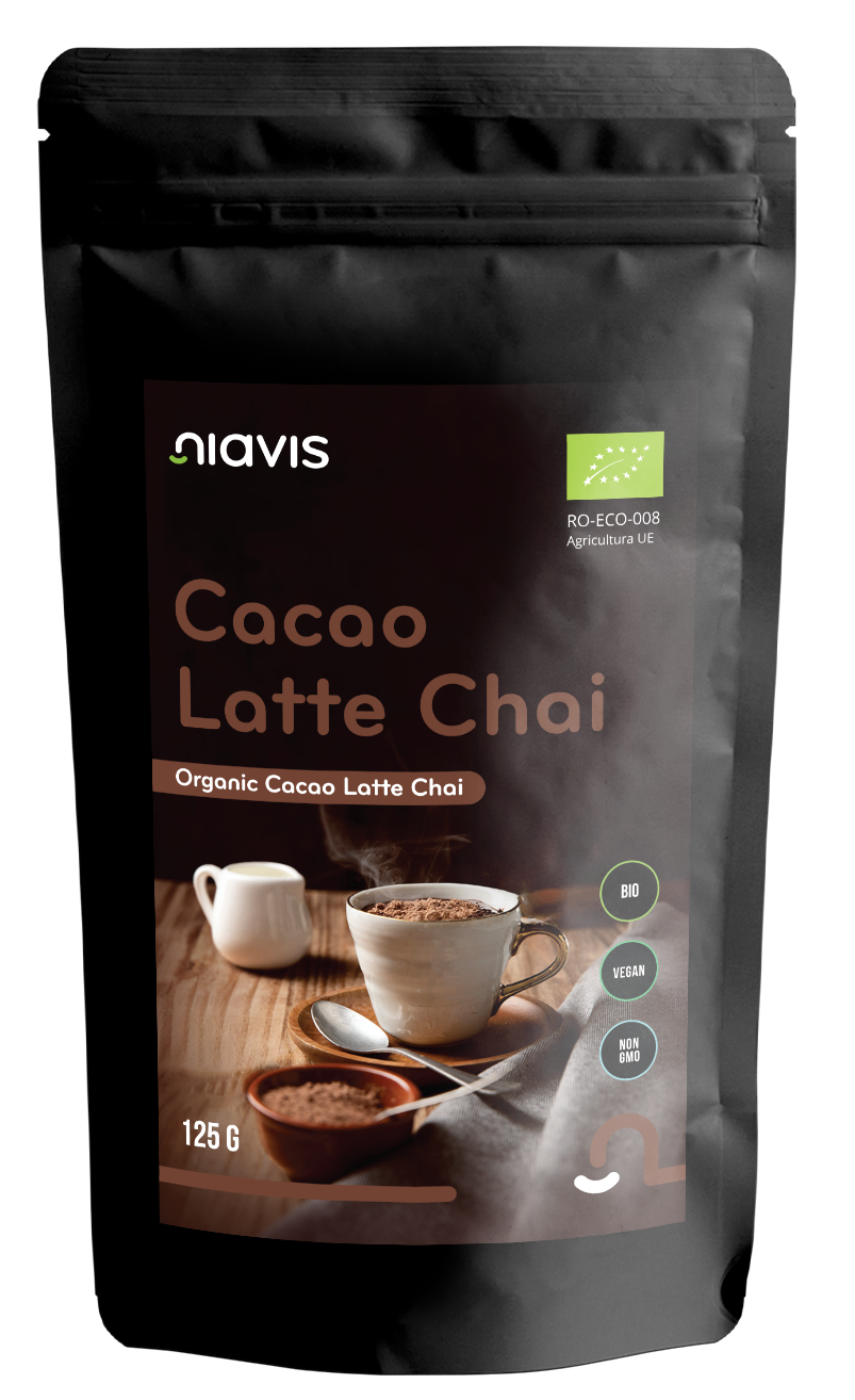 NiavisCacao-Latte-Chai-Mix-EcologicBIO125g Cacao Latte Chai Mix Ecologic/BIO125g