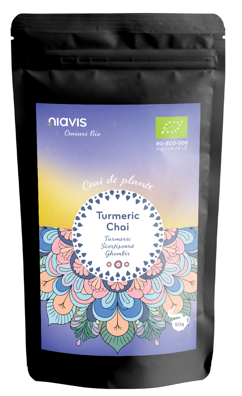 Ceai Ecologic/BIO "Turmeric Chai" 50g Ceai Ecologic/BIO "Turmeric Chai" 50g