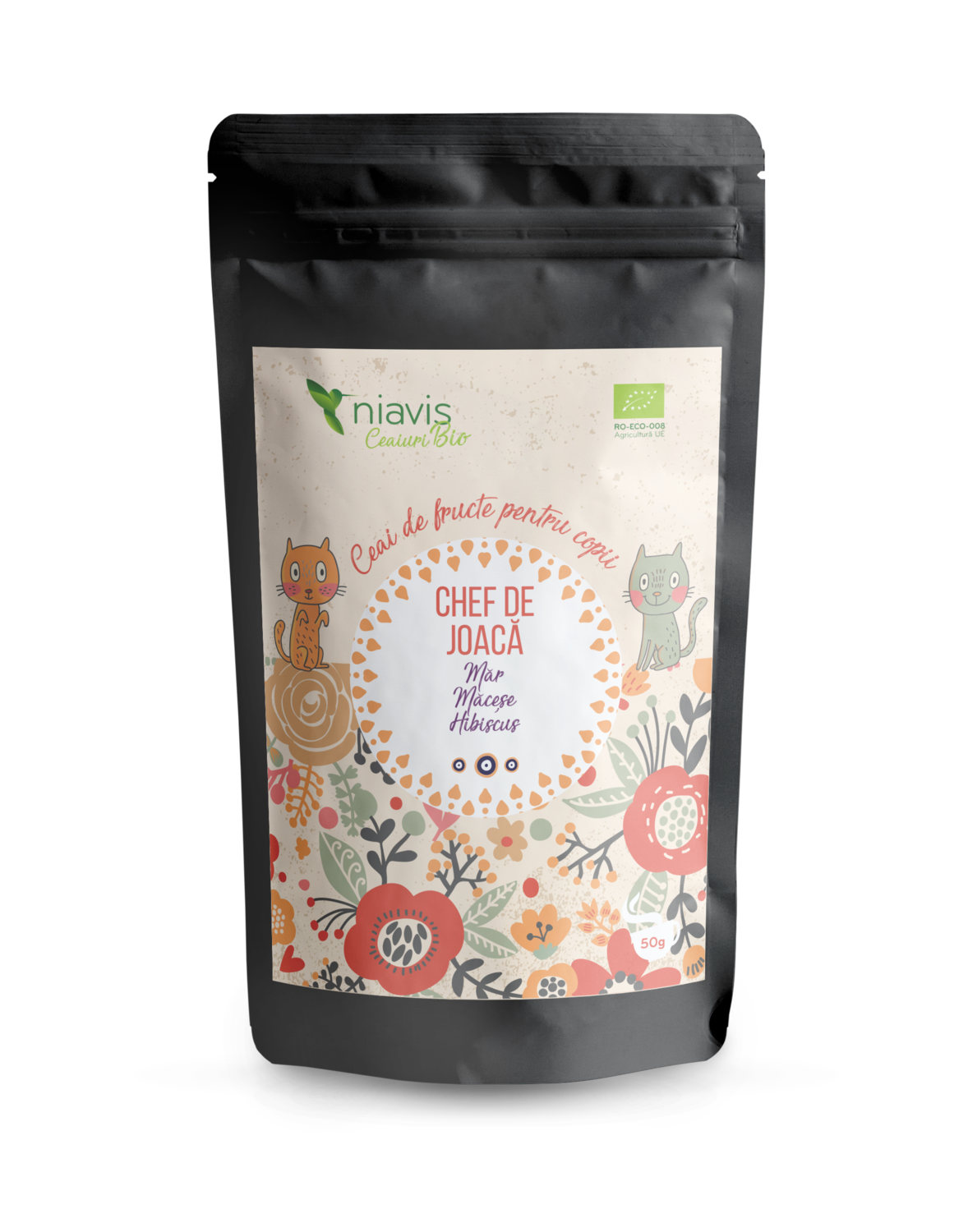 Ceai pentru copii Ecologic/BIO "Chef de Joaca" 50g Ceai pentru copii Ecologic/BIO "Chef de Joaca" 50g