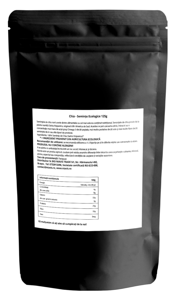 Chia Seminte Ecologice/BIO 125g