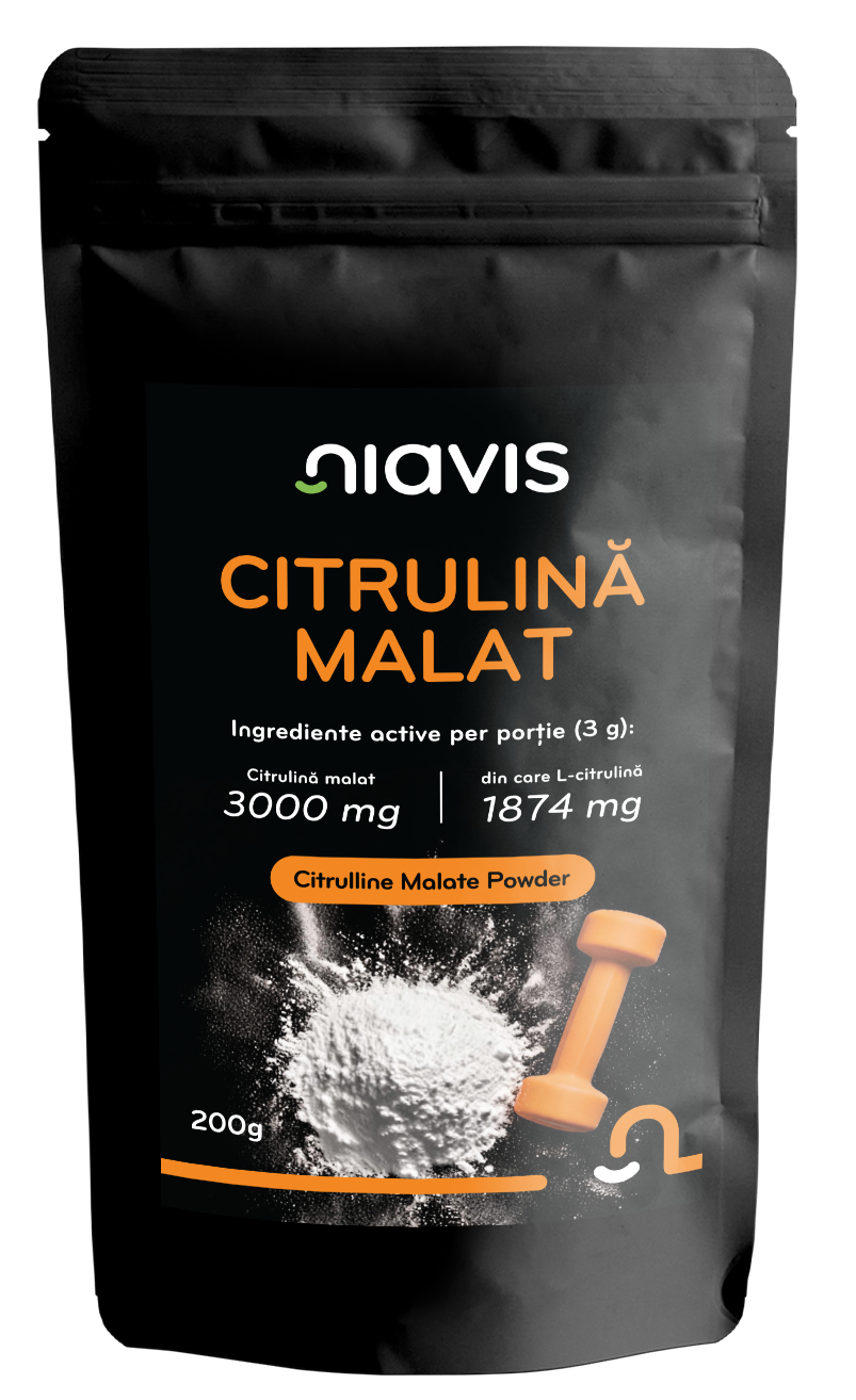 Citrulina Malat Pulbere 200g Citrulina Malat Pulbere 200g