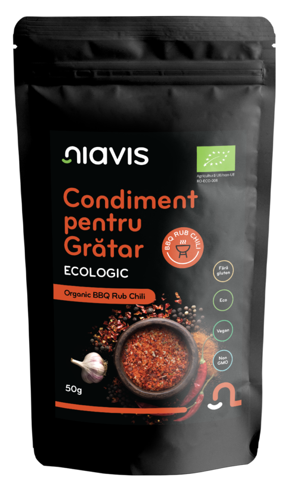 Condiment Pentru Gratar Ecologic/BIO 50g