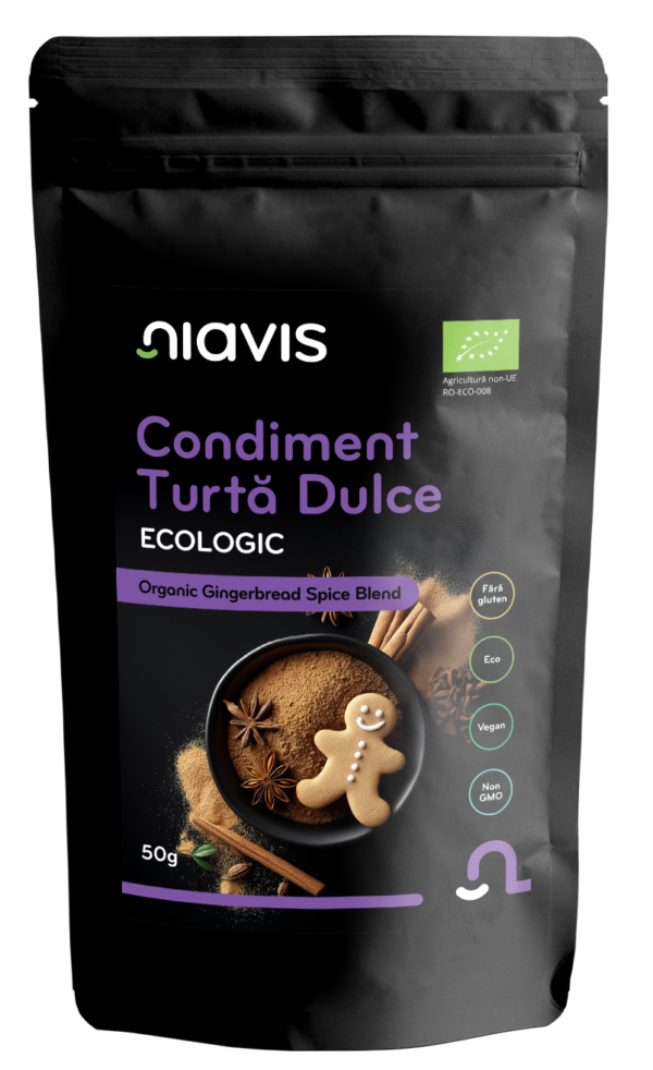 Condiment Turta Dulce Ecologic/Bio 50g
