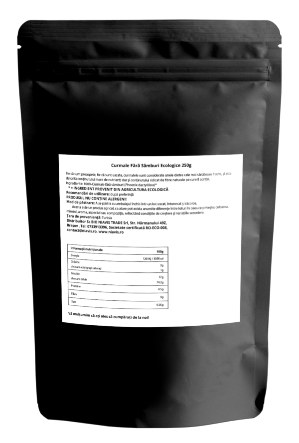 Curmale Fara Samburi Ecologice/BIO 250g