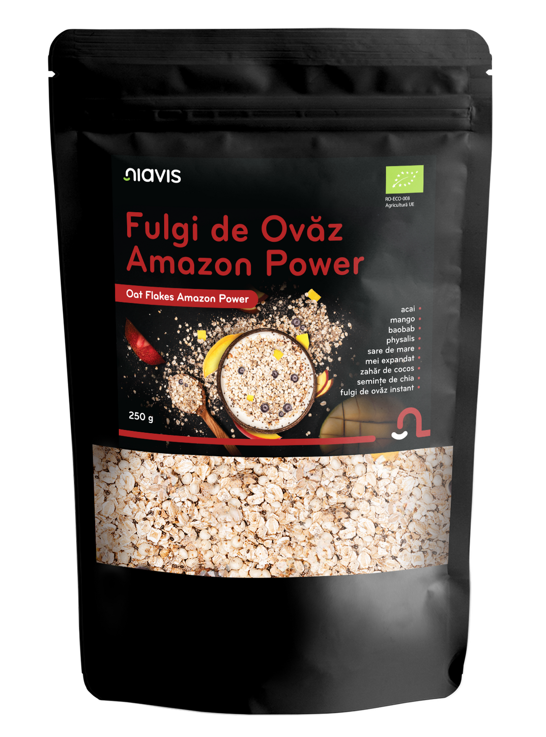 Fulgi de Ovaz Amazon Power Ecologici 250g Fulgi de Ovaz Amazon Power Ecologici 250g