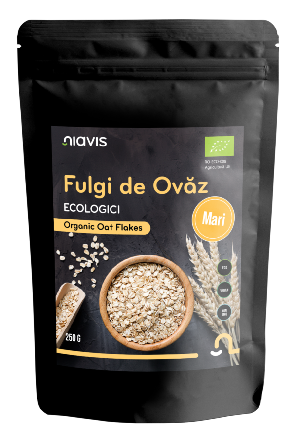 Fulgi de Ovaz Mari  Ecologici/BIO 250g