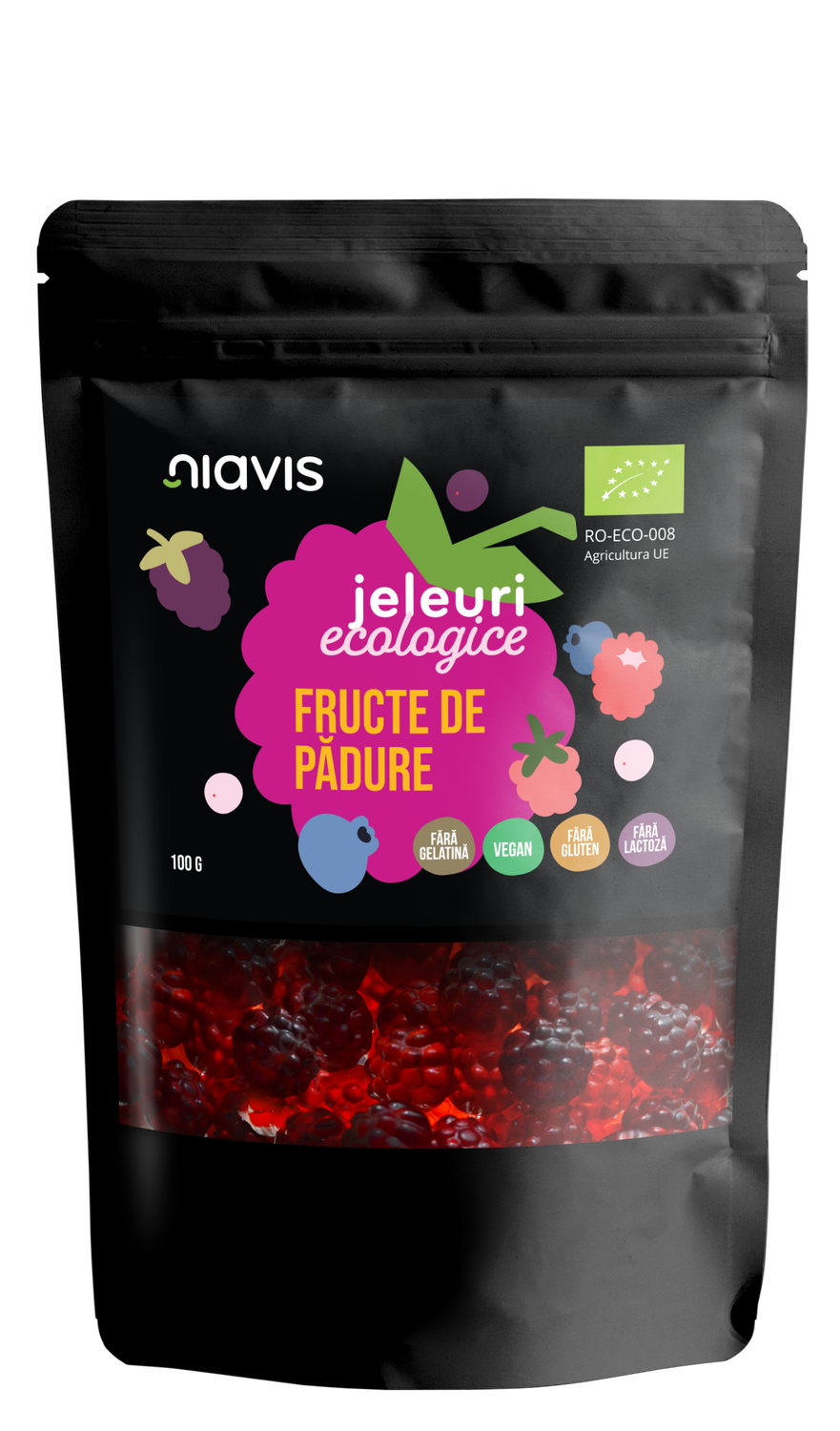 Jeleuri Ecologice "Fructe de Padure"100g Jeleuri Ecologice "Fructe de Padure"100g