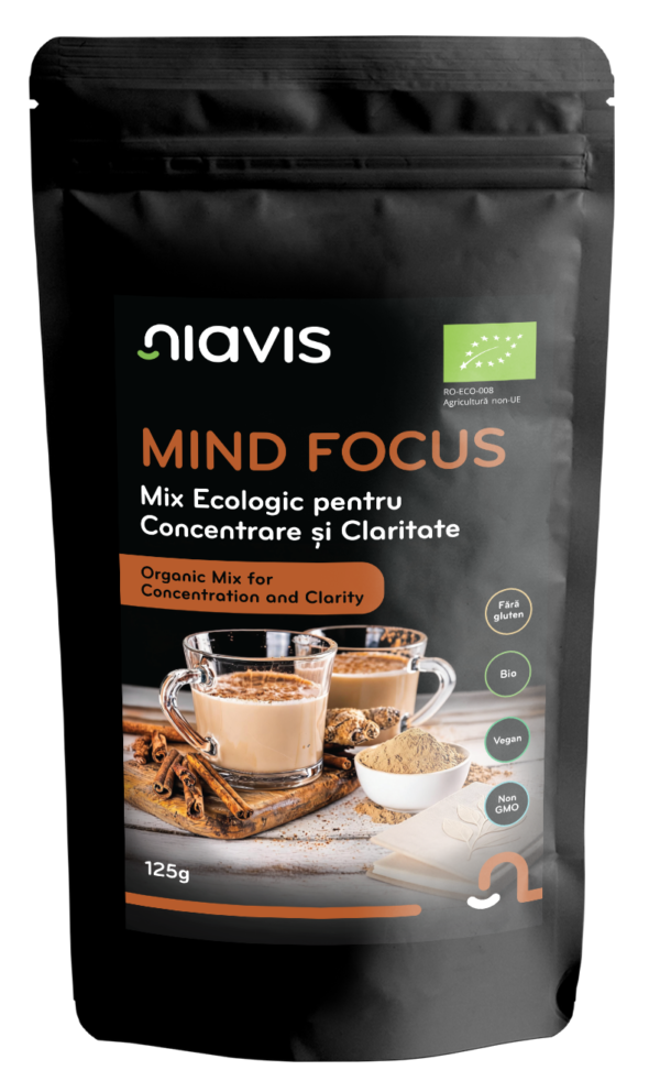 MIND FOCUS - Mix Ecologic pentru Concentrare si Claritate 125g