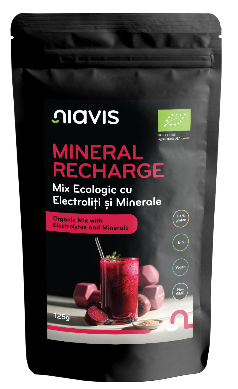 MINERAL RECHARGE - Mix Ecologic cu Electroliti si Minerale 125g MINERAL RECHARGE - Mix Ecologic cu Electroliti si Minerale 125g