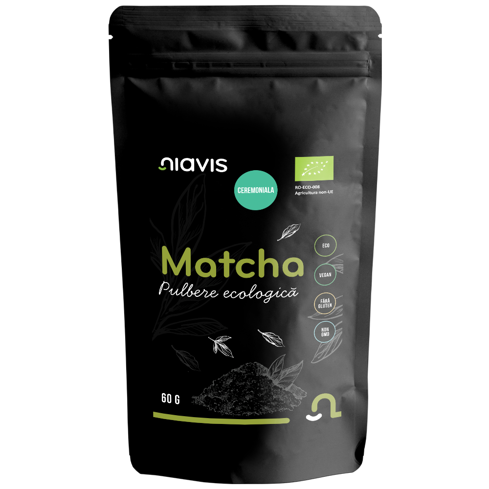 Matcha Ceremoniala Pulbere Ecologica/BIO 60g Matcha Ceremoniala Pulbere Ecologica/BIO 60g