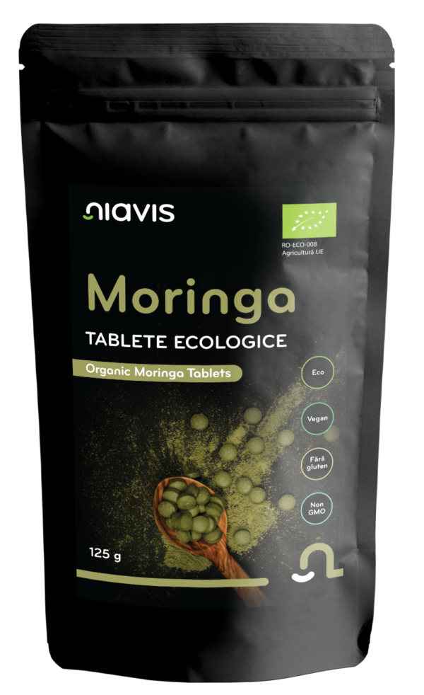 Moringa Tablete Ecologice/BIO 125g
