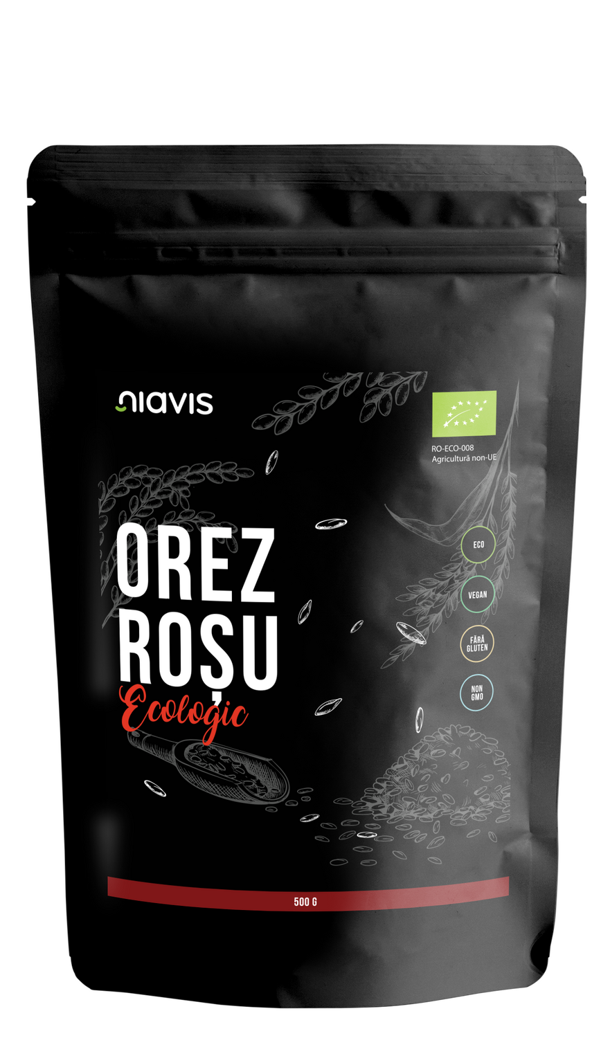 Orez Rosu Ecologic/BIO 500g Orez Rosu Ecologic/BIO 500g