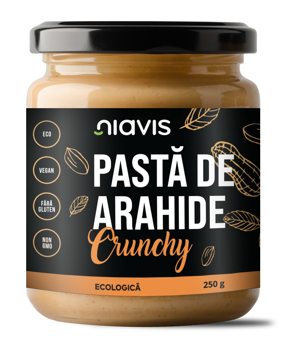 Pasta de Arahide Crunchy Ecologica/BIO 250g Pasta de Arahide Crunchy Ecologica/BIO 250g
