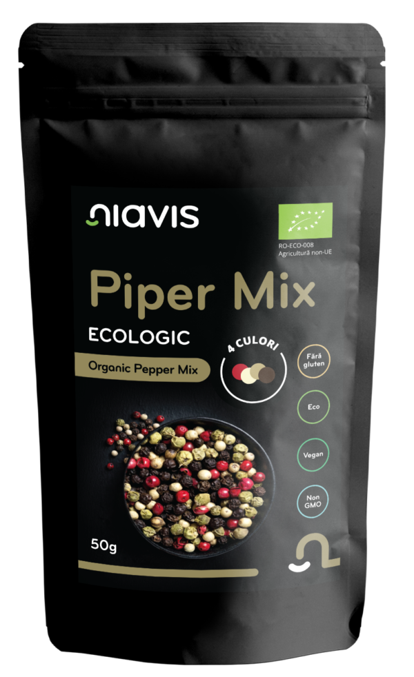 Piper Mix - 4 Culori Ecologic/BIO 50g