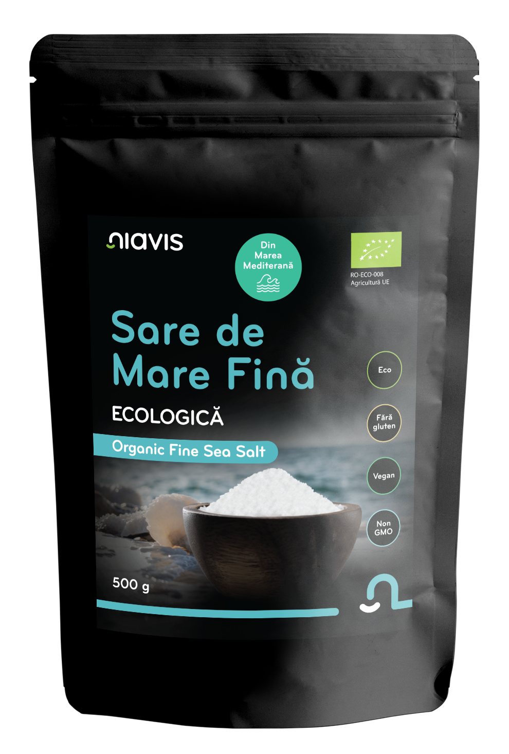 Sare de Mare Fina Ecologica/BIO 500g Sare de Mare Fina Ecologica/BIO 500g