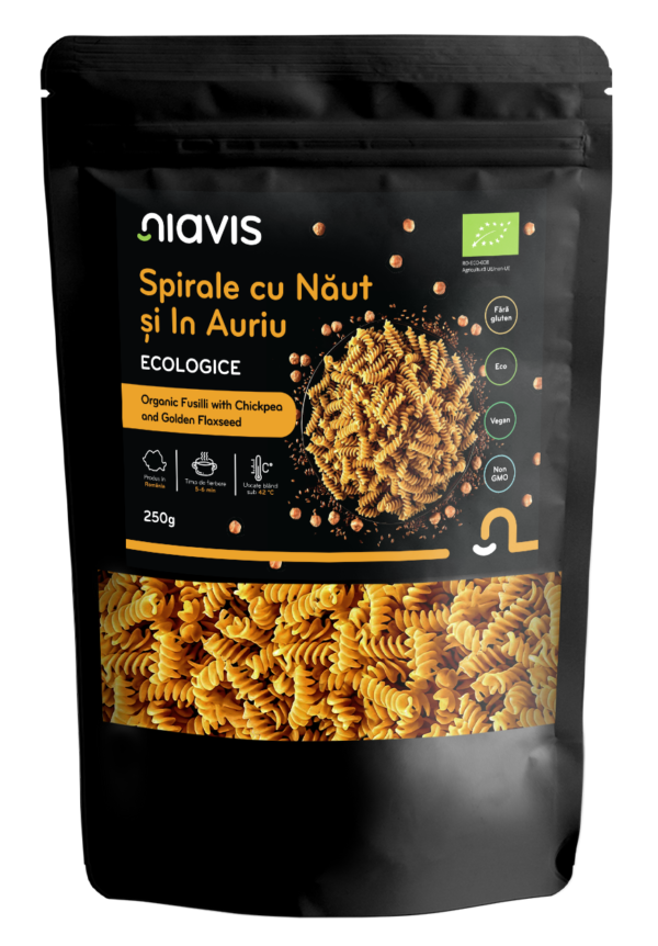 Spirale cu Naut si In Auriu Ecologice 250g