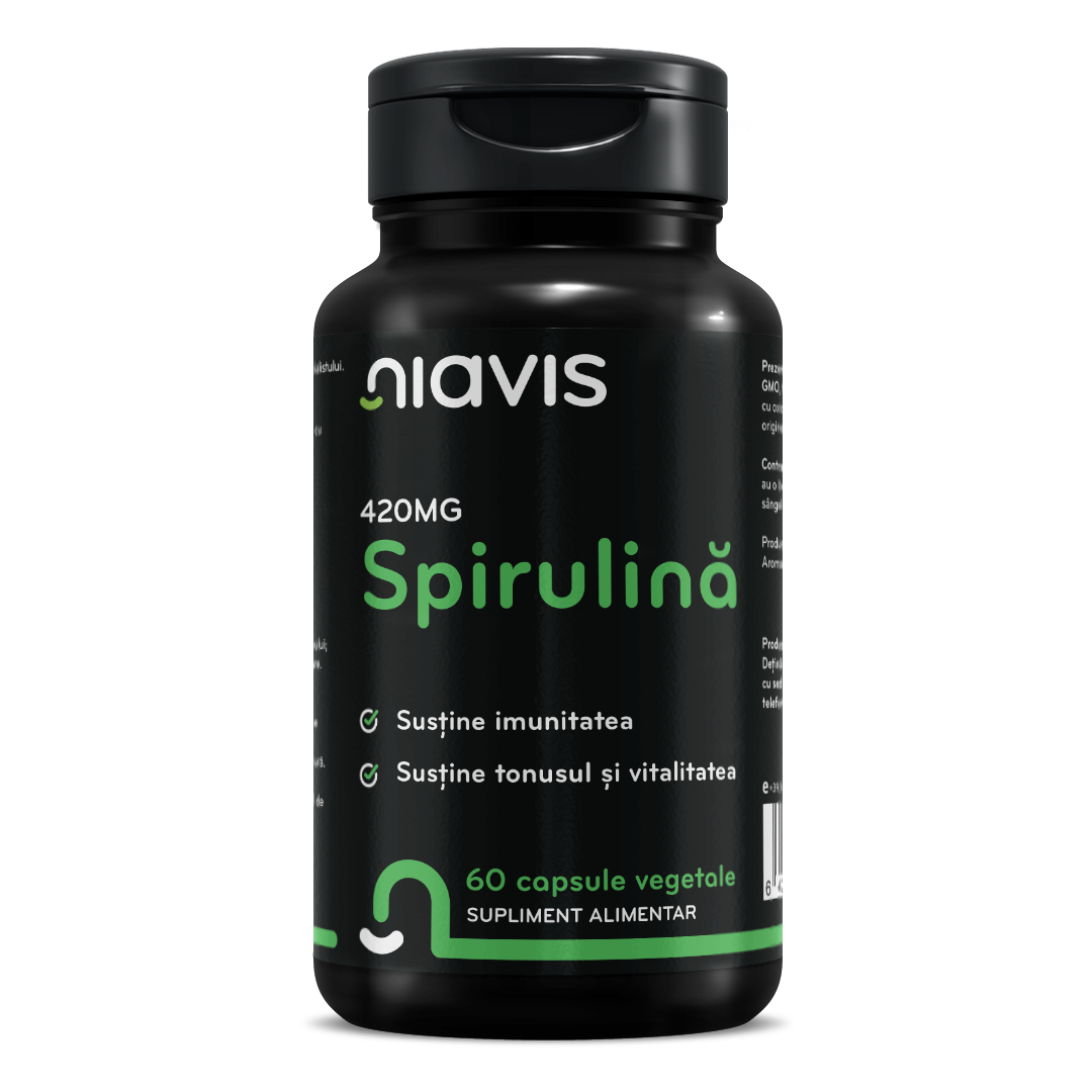 NiavisSpirulina-60-cps Spirulina 60 cps