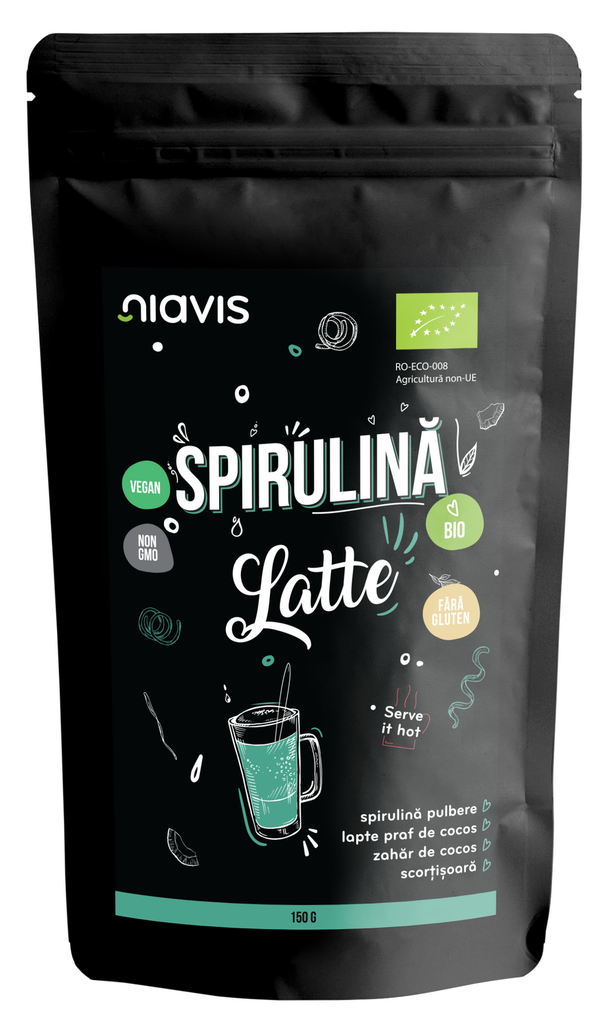 Spirulina Latte Pulbere Ecologica/Bio 150g Spirulina Latte Pulbere Ecologica/Bio 150g