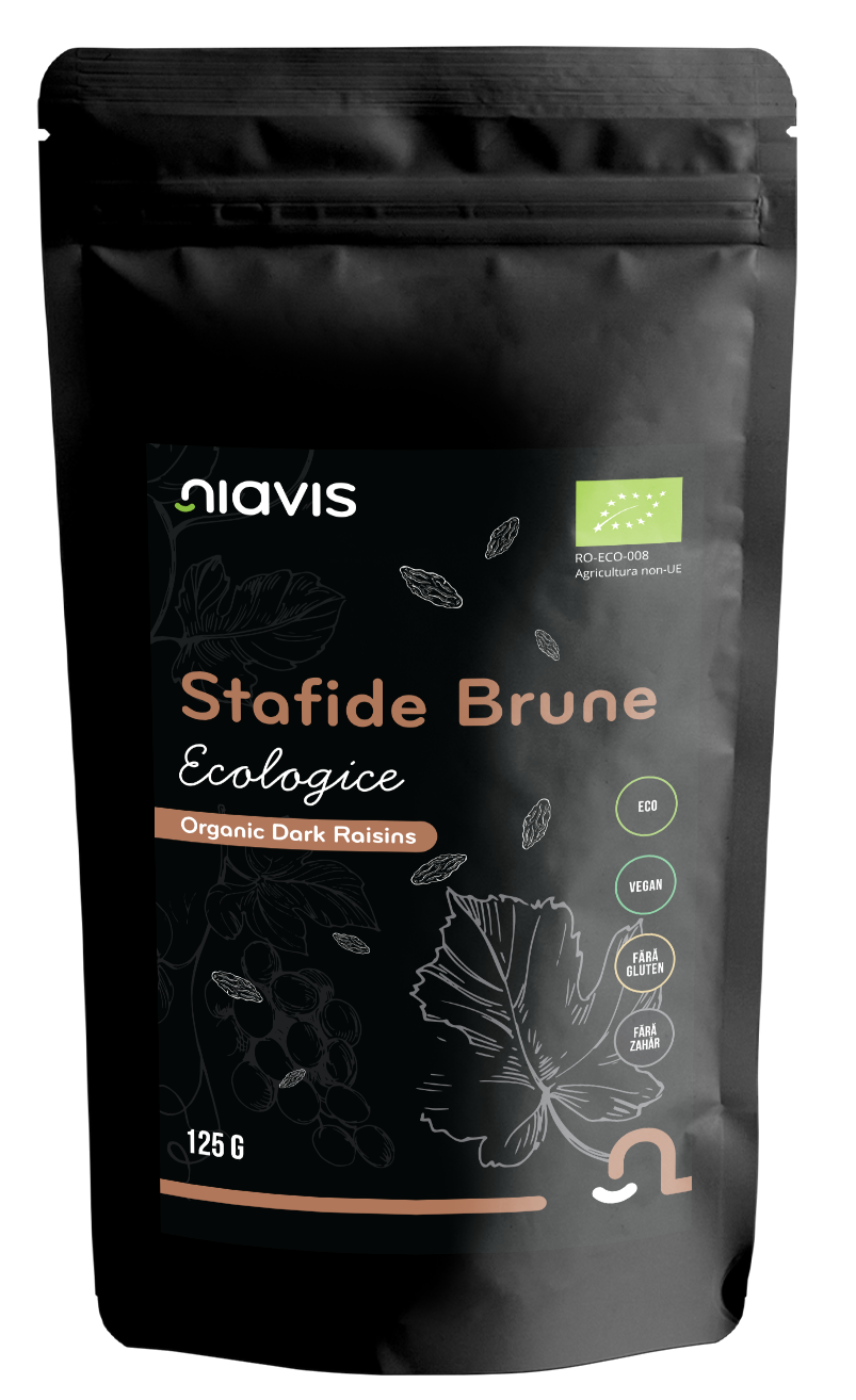Stafide Brune Ecologice/BIO 125g Stafide Brune Ecologice/BIO 125g
