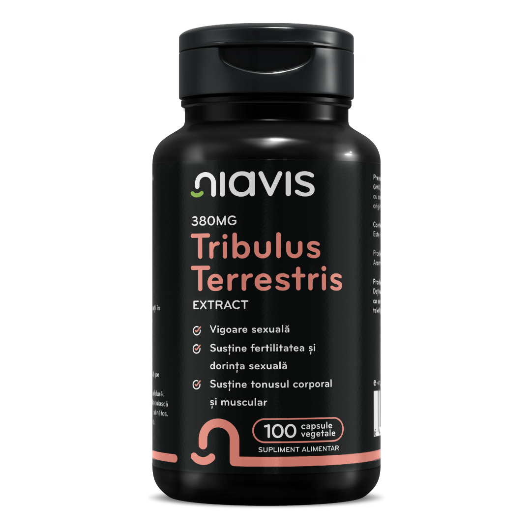 NiavisTribulus-Terrestris-Extract-380mg-100-cps Tribulus Terrestris Extract 380mg 100 cps