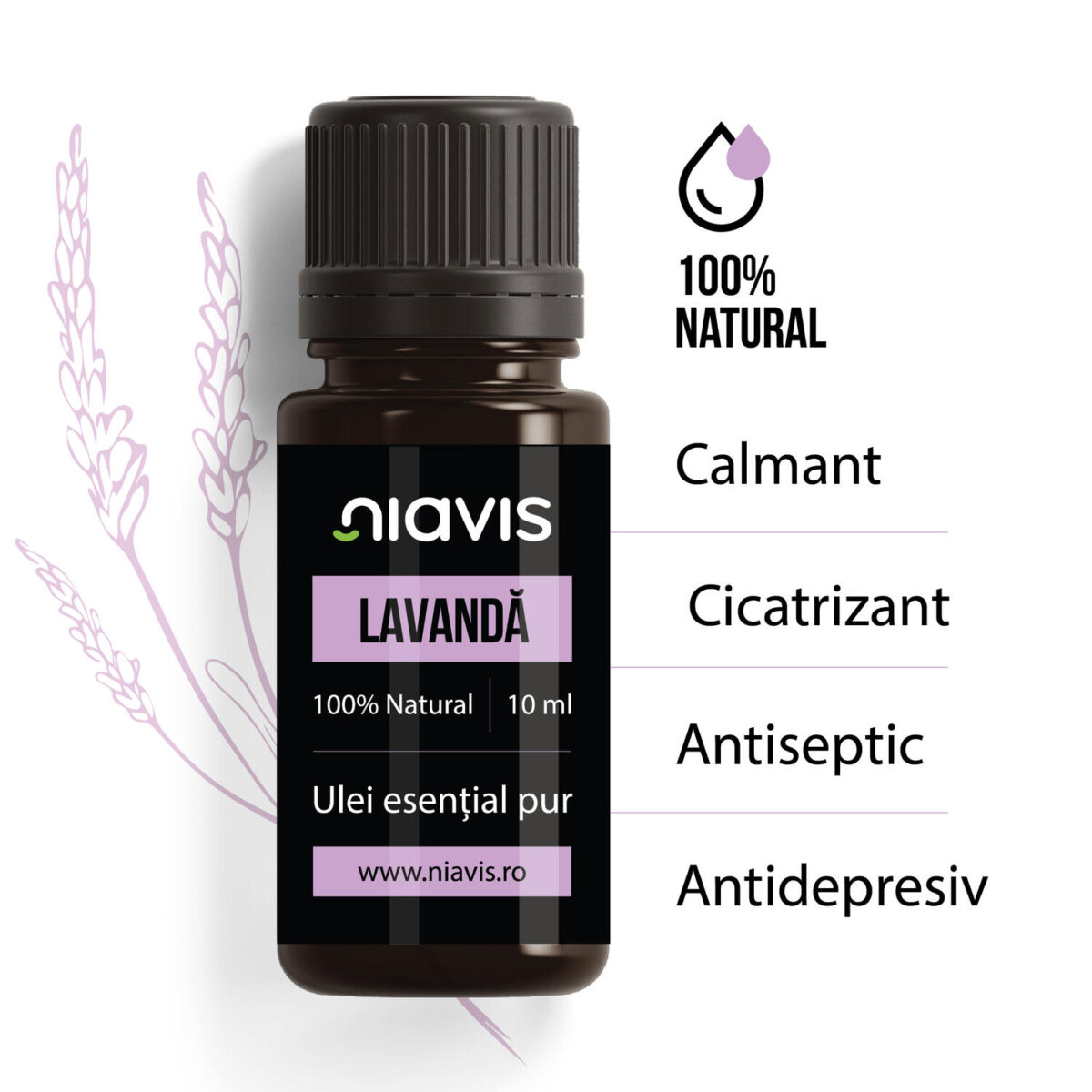Ulei Esential de Lavanda 10ml Ulei Esential de Lavanda 10ml