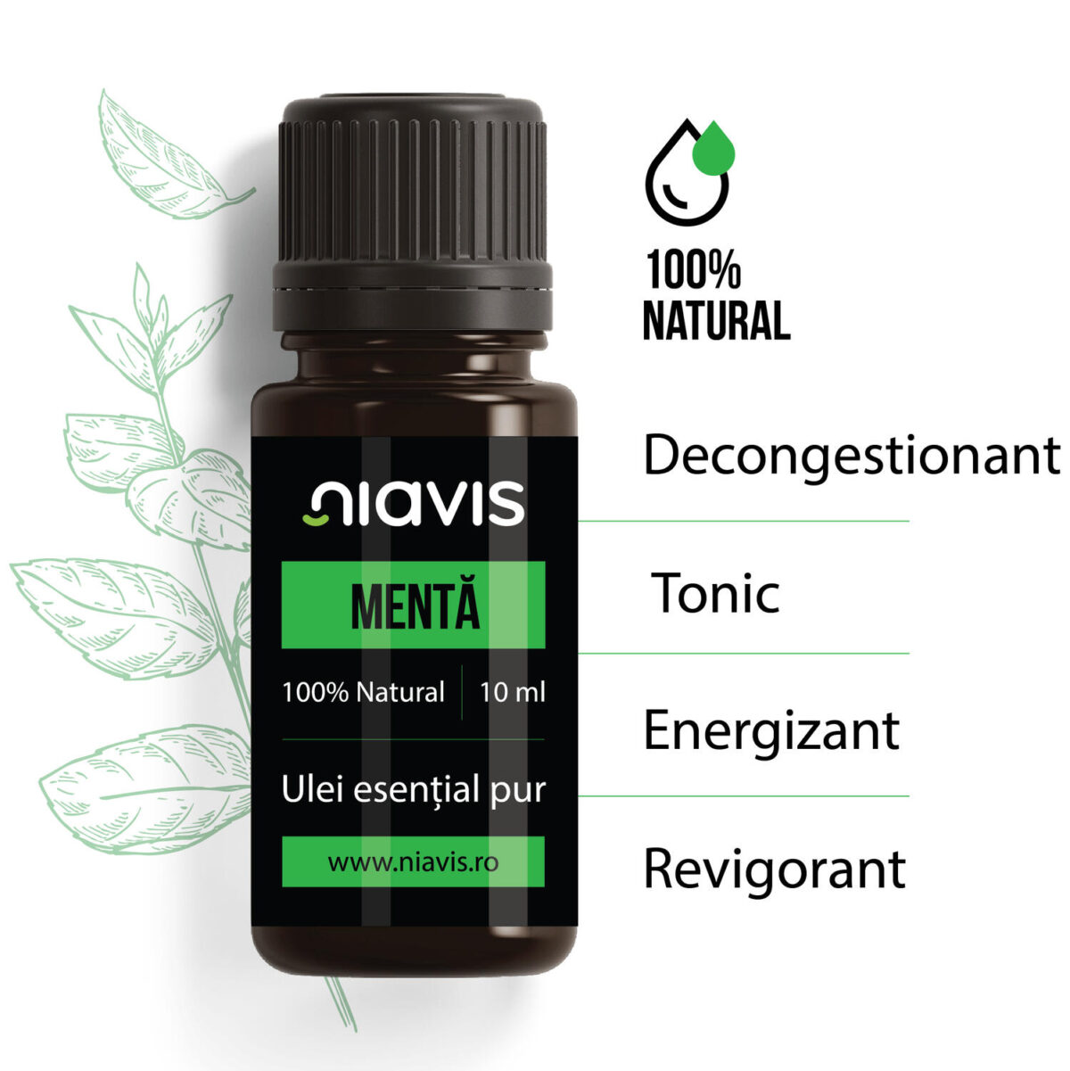 Ulei Esential de Menta 10ml Ulei Esential de Menta 10ml