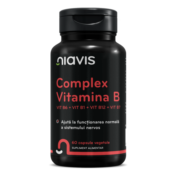 Vitamina B Complex - Vit B6 + Vit B1 + Vit B12 + Vit B7 60CPS