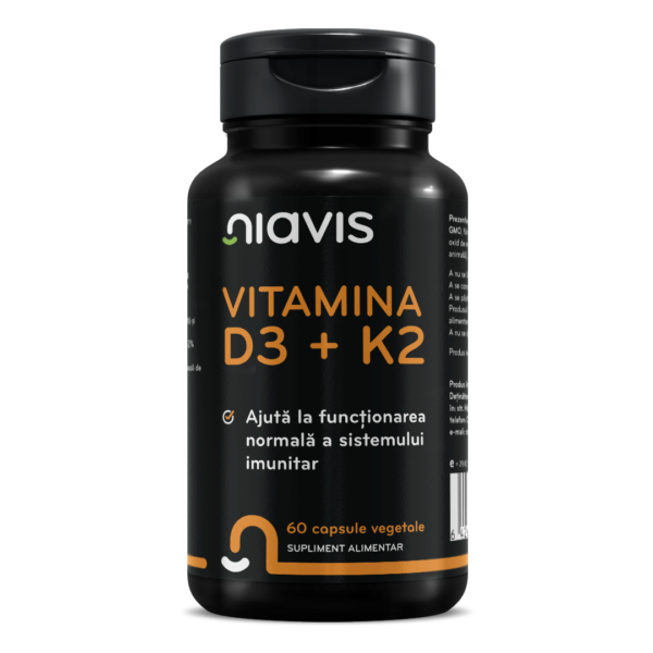 Vitamina D3 + K2 60cps