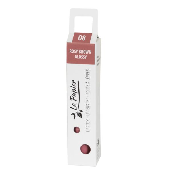 Ruj de buze lucios - ROSY BROWN 08