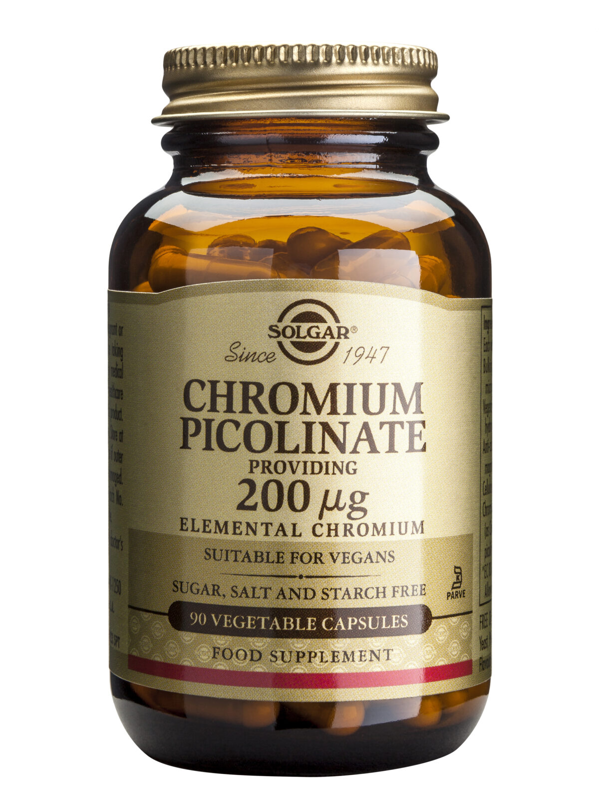 Chromium Picolinate 200ug 90 veg caps