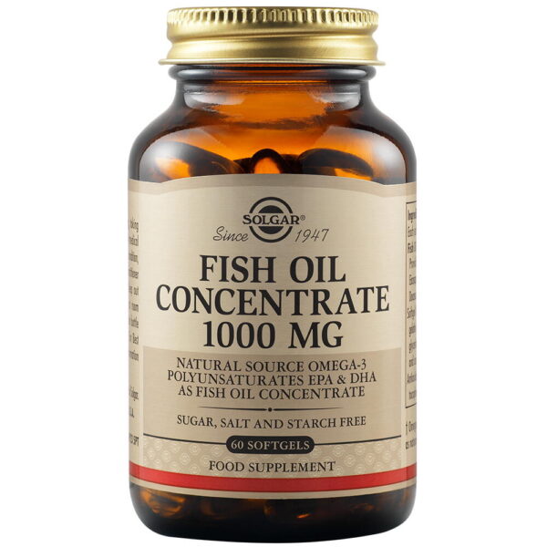 Fish Oil Concentrate 1000mg 60 softgels