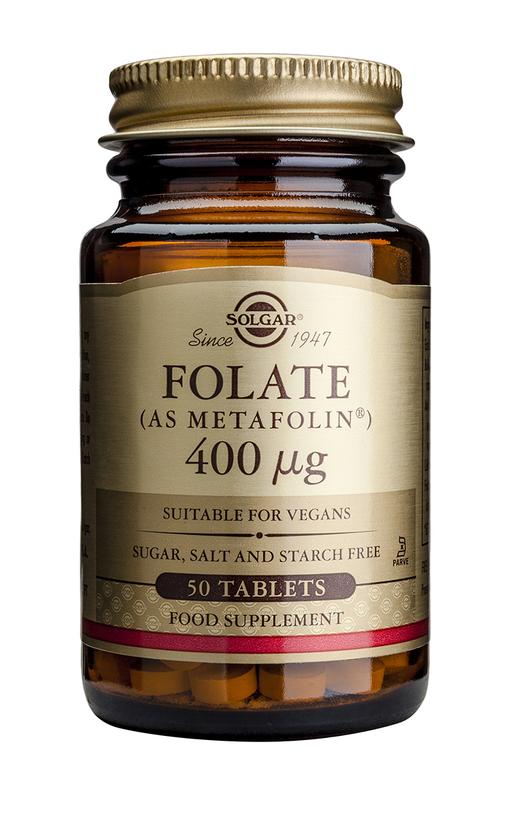 Folate (as Metafolin) 400mcg 50 tabs Folate (as Metafolin) 400mcg 50 tabs
