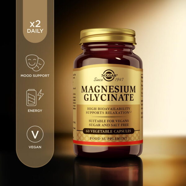 Magnesium Glycinate (Bisglicinat de Magneziu) 60 capsule vegetale