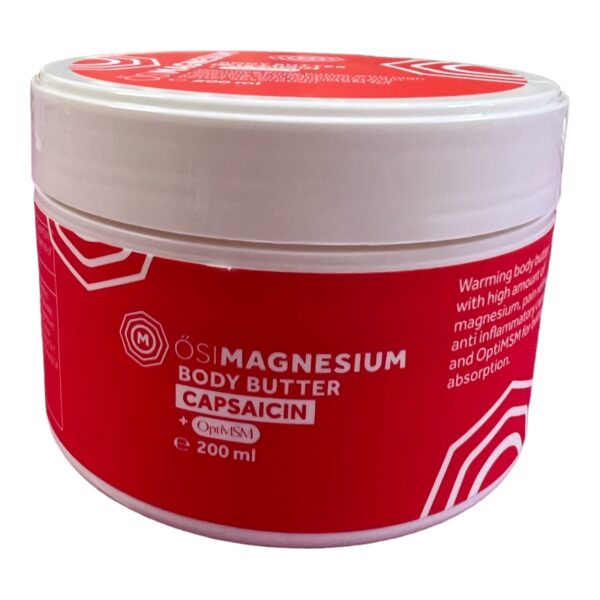 Unt de corp cu capsaicin ( extract de ardei chili) + OptiMSM